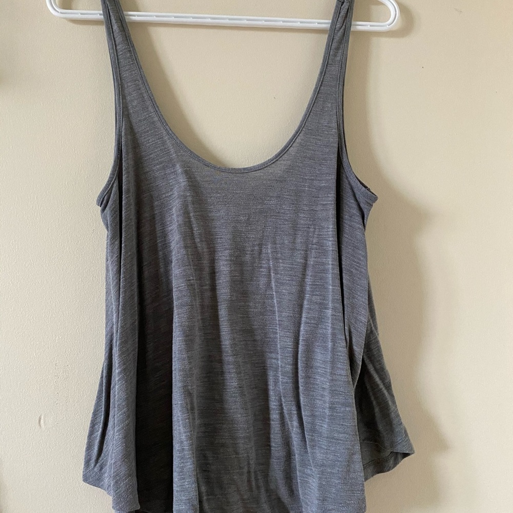 Grey ultra soft tank top